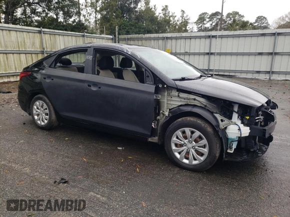 2018 Hyundai Accent SEL with VIN 3KPC24A39JE036916, listed as a Copart auction lot 37662784 with 14,810 mi miles. Bid and sale history available at carsss.com. Image 4.