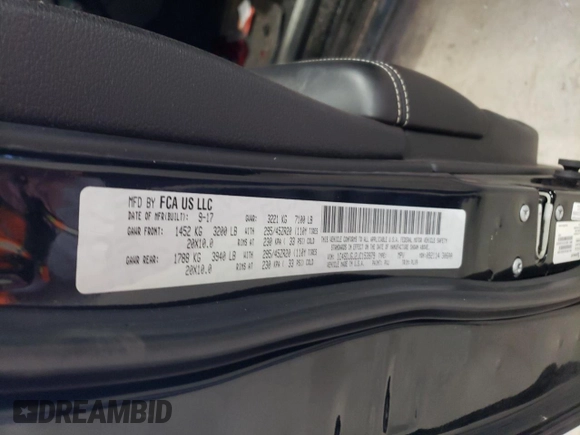 2018 Dodge Durango SRT с VIN 1C4SDJGJ2JC153979, выставлен на аукционе Copart как лот 46061365 с пробегом 120 375 миль миль и Списание • Salvage title. История ставок и продаж доступна на DreamBid. Изображение 13.