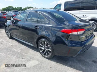 2020 Toyota Corolla SE with VIN JTDS4RCE9LJ026300, listed as a IAAI auction lot 42027274 with 112,829 mi miles. Bid and sale history available at carsss.com. Image 3.