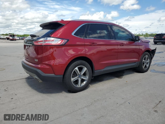 2019 Ford Edge SEL with VIN 2FMPK3J91KBC43725, listed as a Copart auction lot 56749525 with 62,858 mi miles and Salvage title. Bid and sale history available at DreamBid. Image 3.