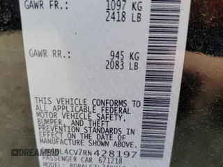 2024 Nissan Altima SR with VIN 1N4BL4CV7RN428197, listed as a Copart auction lot 49252465 with 3,373 mi miles and Salvage Title. Bid and sale history available at DreamBid. Image 12.