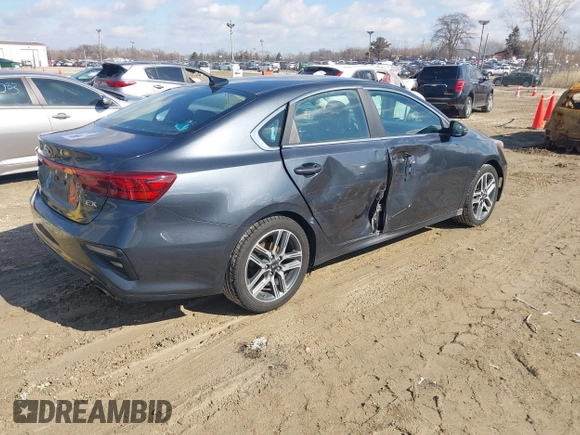 2021 Kia Forte EX with VIN 3KPF54AD8ME280316, listed as a IAAI auction lot 41688647 with 82,380 mi miles and . Bid and sale history available at DreamBid. Image 4.