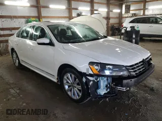 2013 Volkswagen Passat SEL Premium with VIN 1VWCH7A38DC047575, listed as a Copart auction lot 44623015 with 159,370 mi miles and Salvage Title. Bid and sale history available at carsss.com. Image 4.