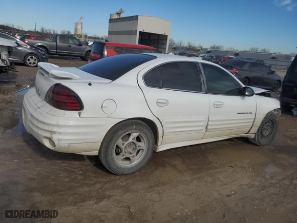 2002 Pontiac Grand Am SE with VIN 1G2NE52T51M550935, listed as a Copart auction lot 43077585 with 180,350 mi miles and Salvage Title. Bid and sale history available at carsss.com. Image 3.