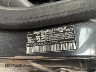 2013 Mercedes-Benz C 300 Sport with VIN WDDGF8AB6DR247705, listed as a IAAI auction lot 42196857 with 113,664 mi miles and . Bid and sale history available at DreamBid. Image 9.