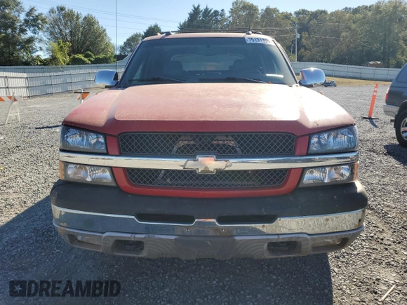 2004 Chevrolet Avalanche Z71 with VIN 3GNEK12TX4G255809, listed as a Copart auction lot 75131394 with 152,376 mi miles and Non Repairable. Bid and sale history available at DreamBid. Image 5.