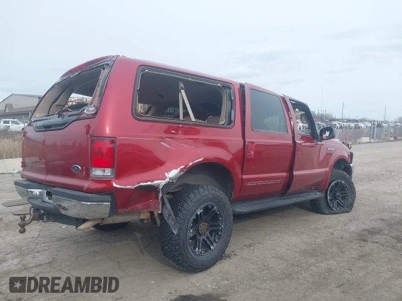 2000 Ford Excursion Special Serv с VIN 1FMNU40L9YEA38400, выставлен на аукционе IAAI как лот 41431576 с пробегом 145 826 миль миль и . История ставок и продаж доступна на DreamBid. Изображение 4.