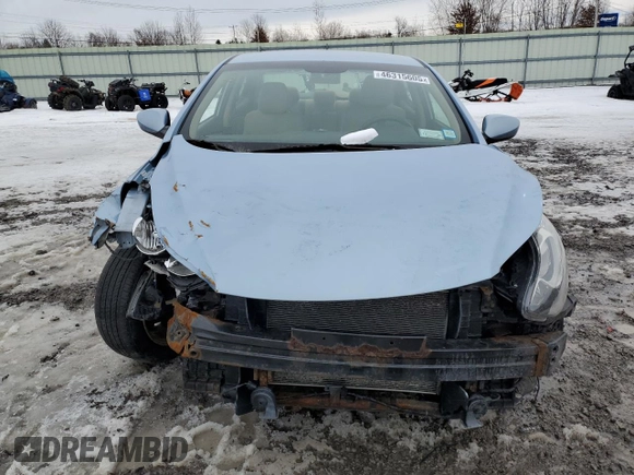 2013 Hyundai Elantra GLS z VIN KMHDH4AE8DU492556, wystawiony jako Copart lot #46315605 z przebiegiem 150 675 mil mil oraz Szkoda całkowita • Salvage title. Historia ofert i sprzedaży dostępna na DreamBid. Obrazek 5.