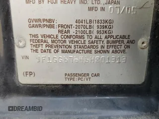 2006 Subaru Impreza i z VIN JF1GG67646H801313, wystawiony jako Copart lot #79436504 z przebiegiem 156 850 mil mil oraz Nie do naprawy • Non repairable. Historia ofert i sprzedaży dostępna na DreamBid. Obrazek 13.