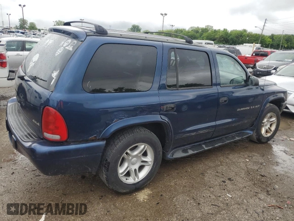 2001 Dodge Durango with VIN 1B4HS28Z71F589202, listed as a Copart auction lot 58522665 with 233,451 mi miles and Salvage title. Bid and sale history available at DreamBid. Image 3.
