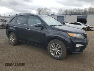 2011 Kia Sorento SX with VIN 5XYKW4A21BG093414, listed as a Copart auction lot 50169625 with 166,855 mi miles and Salvage Title. Bid and sale history available at carsss.com. Image 4.