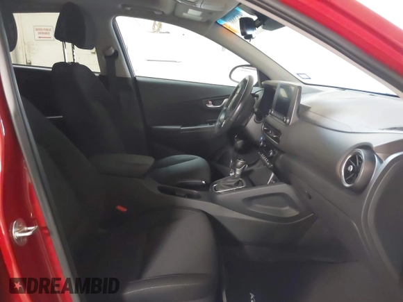 2022 Hyundai Kona SEL with VIN KM8K32AB7NU891234, listed as a IAAI auction lot 41329880 with 20,486 mi miles. Bid and sale history available at carsss.com. Image 5.
