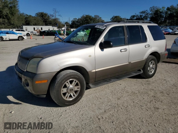 2003 Mercury Mountaineer Convenience z VIN 4M2ZU66K73UJ19260, wystawiony jako Copart lot #45792105 z przebiegiem 176 011 mil mil oraz Szkoda całkowita • Salvage title. Historia ofert i sprzedaży dostępna na DreamBid. Obrazek 1.