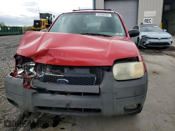 2002 Ford Escape XLT Choice with VIN 1FMCU04132KB16848, listed as a Copart auction lot 55266595 with 205,451 mi miles and Salvage title. Bid and sale history available at DreamBid. Image 5.