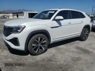 2024 Volkswagen Atlas SEL R-Line with VIN 1V2AE2CA5RC235798, listed as a Copart auction lot 64090595 with 1,310 mi miles and Salvage title. Bid and sale history available at DreamBid. Image 1.
