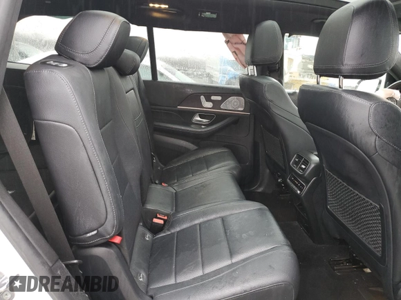 2021 Mercedes-Benz GLS 450 with VIN 4JGFF5KE5MA379992, listed as a Copart auction lot 38755444 with 35,150 mi miles and . Bid and sale history available at DreamBid. Image 10.