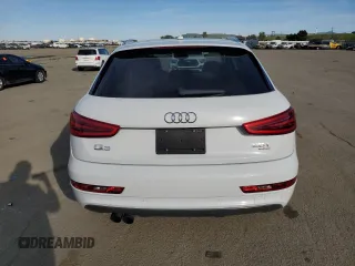2015 Audi Q3 Premium Plus with VIN WA1EFCFS5FR008916, listed as a Copart auction lot 46449625 with 129,480 mi miles and Salvage title. Bid and sale history available at DreamBid. Image 6.