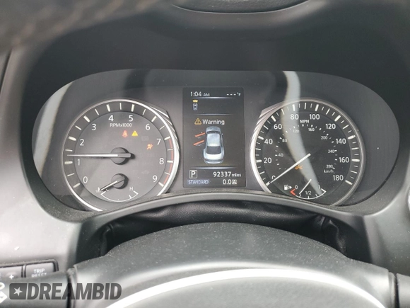 2019 Infiniti Q50 Luxe z VIN JN1EV7AP6KM513800, wystawiony jako Copart lot #51117555 z przebiegiem 92 337 mil mil oraz Szkody całkowita. Historia ofert i sprzedaży dostępna na DreamBid. Obrazek 9.
