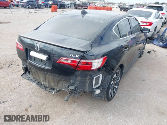 2017 Acura ILX w/Premium/A-SPEC Pkg with VIN 19UDE2F84HA010601, listed as a IAAI auction lot 41487996 with 85,994 mi miles. Bid and sale history available at carsss.com. Image 4.