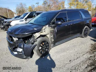 2024 Kia Carnival SX with VIN KNDNE5H37R6331882, listed as a Copart auction lot 78352564 with 21,260 mi miles and Salvage Title. Bid and sale history available at carsss.com. Image 1.