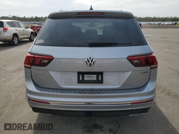 2019 Volkswagen Tiguan SEL Premium with VIN 3VV4B7AX6KM102565, listed as a Copart auction lot 54033695 with 45,886 mi miles and Salvage Title. Bid and sale history available at DreamBid. Image 6.