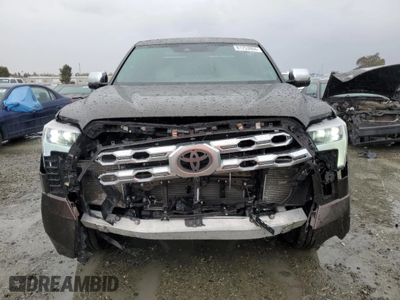 2022 Toyota Tundra 1794 Edition with VIN 5TFMA5DB5NX048356, listed as a Copart auction lot 81753004 with 17,077 mi miles and Salvage title. Bid and sale history available at DreamBid. Image 5.