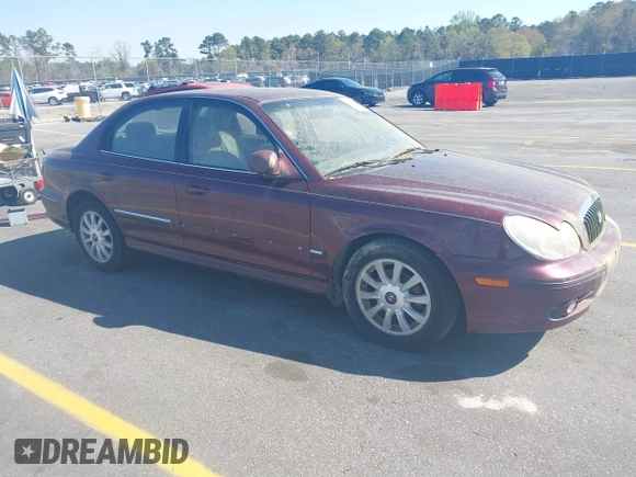 2005 Hyundai Sonata GLS with VIN KMHWF35H35A101314, listed as a IAAI auction lot 41874416 with 156,958 mi miles. Bid and sale history available at carsss.com. Image 1.