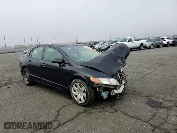 2008 Honda Civic LX with VIN 2HGFA16528H522525, listed as a Copart auction lot 87906465 with Not Provided miles and Salvage Title. Bid and sale history available at DreamBid. Image 11.
