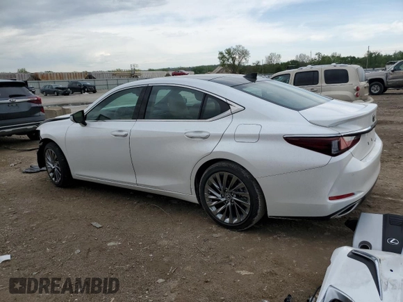 2024 Lexus ES 350 Ultra Luxury with VIN 58AFZ1B17RU179112, listed as a Copart auction lot 54231905 with 2,879 mi miles and Salvage title. Bid and sale history available at DreamBid. Image 2.