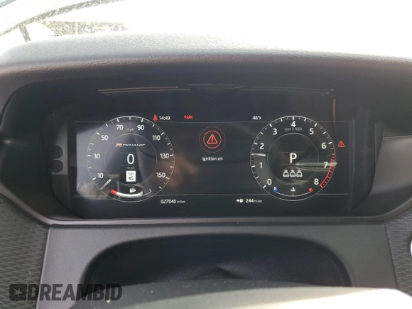 2020 Land Rover Range Rover Velar R-Dynamic S with VIN SALYK2EXXLA260654, listed as a Copart auction lot 47293565 with 27,040 mi miles and Salvage title. Bid and sale history available at DreamBid. Image 9.