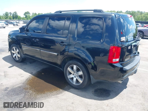 2013 Honda Pilot Touring z VIN 5FNYF3H98DB023104, wystawiony jako IAAI lot #42310538 z przebiegiem 169 385 mil mil oraz . Historia ofert i sprzedaży dostępna na DreamBid. Obrazek 3.