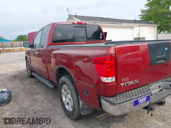 2004 Nissan Titan SE with VIN 1N6AA06A94N545539, listed as a IAAI auction lot 42036468 with 212,269 mi miles. Bid and sale history available at carsss.com. Image 3.