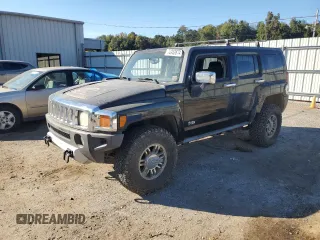 2008 Hummer H3 SUV with VIN 5GTEN13E788154215, listed as a Copart auction lot 76952674 with 166,964 mi miles and Salvage Title. Bid and sale history available at carsss.com. Image 1.