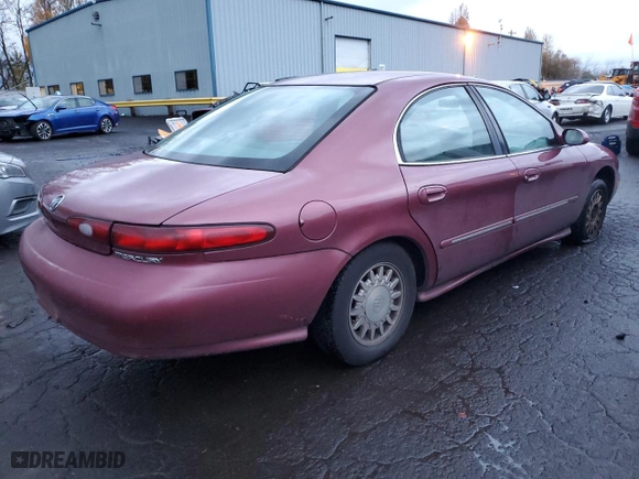 1996 Mercury Sable LS with VIN 1MELM53S9TG646191, listed as a Copart auction lot 81002674 with 163,808 mi miles and Clean Title. Bid and sale history available at carsss.com. Image 3.