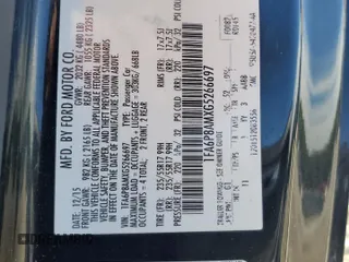 2016 Ford Mustang V6 z VIN 1FA6P8AMXG5266697, wystawiony jako Copart lot #55613175 z przebiegiem 145 494 mil mil oraz Szkoda całkowita • Salvage title. Historia ofert i sprzedaży dostępna na DreamBid. Obrazek 12.