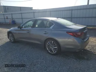 2018 Infiniti Q50 Luxe z VIN JN1EV7AP3JM350828, wystawiony jako Copart lot #56943575 z przebiegiem 39 686 mil mil oraz Szkoda całkowita • Salvage title. Historia ofert i sprzedaży dostępna na DreamBid. Obrazek 2.