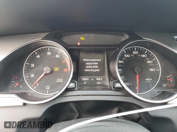 2012 Audi A5 Premium Plus z VIN WAULFAFR8CA002372, wystawiony jako Copart lot #52156385 z przebiegiem 128 647 mil mil oraz Czysty tytuł • Clean title. Historia ofert i sprzedaży dostępna na DreamBid. Obrazek 9.