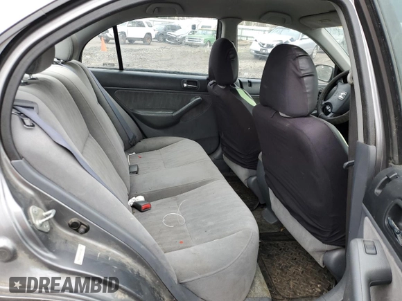 2004 Honda Civic LX with VIN 2HGES15584H528673, listed as a Copart auction lot 88170385 with 218,156 mi miles and Salvage Title. Bid and sale history available at DreamBid. Image 10.