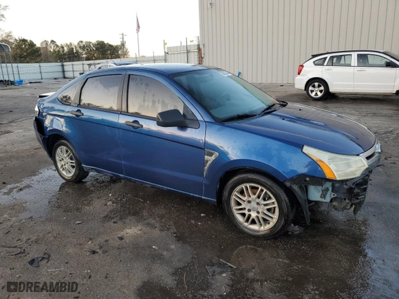 2008 Ford Focus SE with VIN 1FAHP35N98W158159, listed as a Copart auction lot 86862844 with 256,149 mi miles and Salvage Title. Bid and sale history available at carsss.com. Image 4.