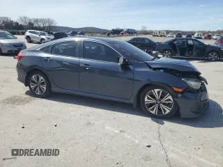 2017 Honda Civic Sedan EX-T with VIN 19XFC1F32HE023971, listed as a Copart auction lot 50158895 with 143,686 mi miles and Salvage Title. Bid and sale history available at carsss.com. Image 4.