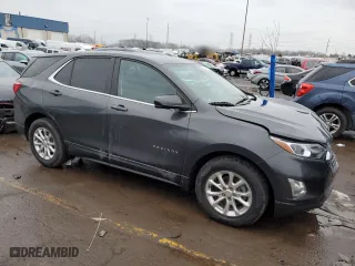 2021 Chevrolet Equinox LT with VIN 3GNAXKEV3ML380161, listed as a Copart auction lot 86298544 with 53,348 mi miles and Salvage Title. Bid and sale history available at carsss.com. Image 4.