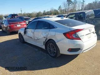 2021 Honda Civic Sedan EX-L with VIN 19XFC1F77ME006306, listed as a IAAI auction lot 41330566 with 120,092 mi miles. Bid and sale history available at carsss.com. Image 3.