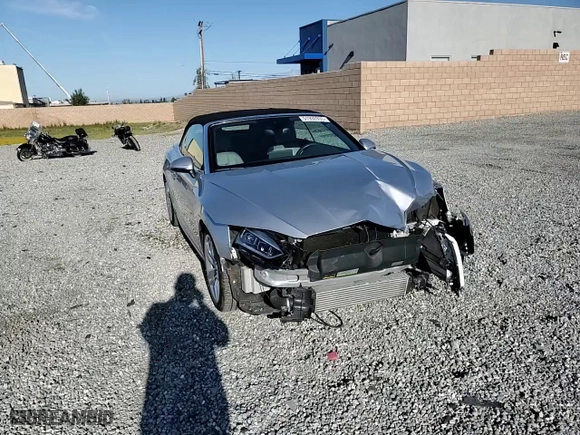 2019 Audi A5 Cabriolet Premium Plus with VIN WAUYNGF50KN003578, listed as a Copart auction lot 51930935 with 19,577 mi miles and Salvage Title. Bid and sale history available at carsss.com. Image 11.