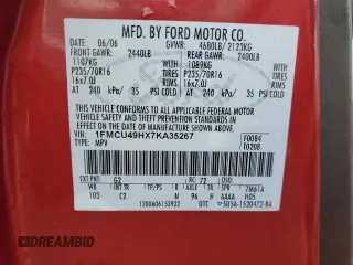 2007 Ford Escape Hybrid with VIN 1FMCU49HX7KA35267, listed as a Copart auction lot 49123395 with 318,091 mi miles and Clean Title. Bid and sale history available at carsss.com. Image 13.