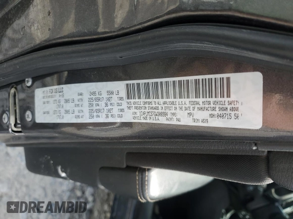 2016 Jeep Cherokee Latitude с VIN 1C4PJMCS7GW308984, выставлен на аукционе Copart как лот 54219025 с пробегом Не указан миль и Чистый • Clean title. История ставок и продаж доступна на DreamBid. Изображение 13.
