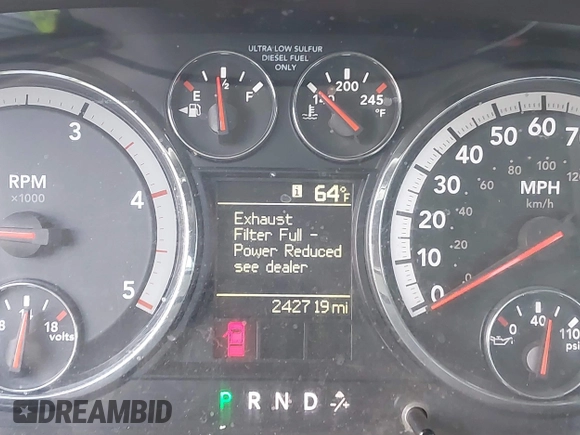 2012 Ram 2500 with VIN 3C6LD4AL1CG127817, listed as a IAAI auction lot 41510375 with 242,719 mi miles and . Bid and sale history available at DreamBid. Image 15.