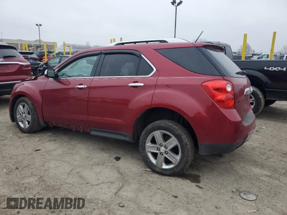 2014 Chevrolet Equinox LTZ with VIN 1GNALDEK7EZ107070, listed as a Copart auction lot 44627015 with 138,653 mi miles and Clean Title. Bid and sale history available at carsss.com. Image 2.