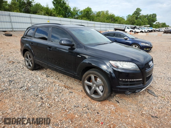 2015 Audi Q7 Premium Plus with VIN WA1LGAFE4FD026419, listed as a Copart auction lot 62764485 with 156,613 mi miles and Clean title. Bid and sale history available at DreamBid. Image 4.