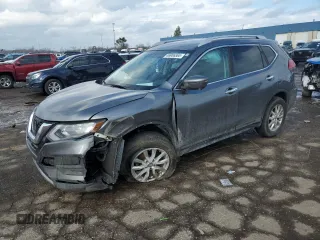 2017 Nissan Rogue SV with VIN 5N1AT2MV7HC878298, listed as a Copart auction lot 46906565 with 117,859 mi miles and Salvage Title. Bid and sale history available at DreamBid. Image 1.