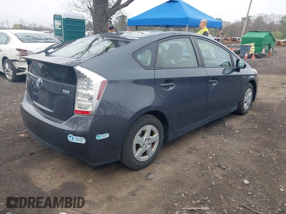 2011 Toyota Prius I with VIN JTDKN3DU2B1473193, listed as a IAAI auction lot 42064975 with 212,833 mi miles and . Bid and sale history available at DreamBid. Image 4.